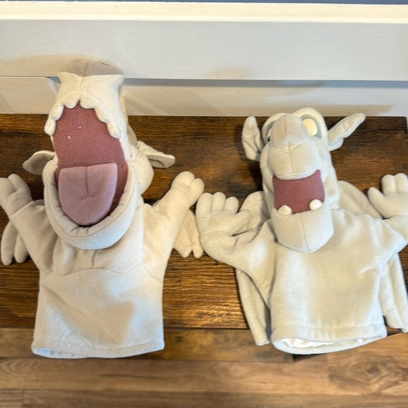 Disney Hunchback of Notre Dame Gargoyle Hand Puppet Hugo and Victor Mattel - Picture 1 of 6
